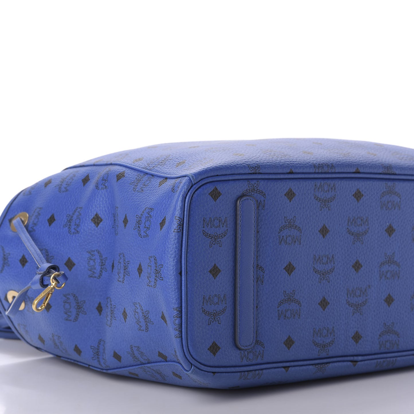 Visetos Medium Project Reversible Shopper Tote Blue Jaguar Gray