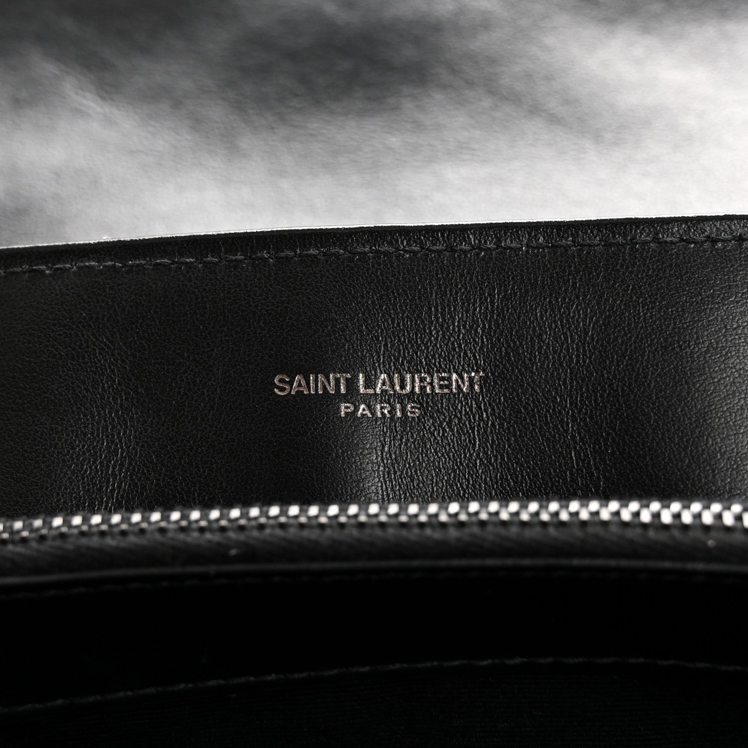 Saint Laurent Calfskin Y Quilted Monogram Monochrome Medium Loulou Chain Satchel Black 6 of 12