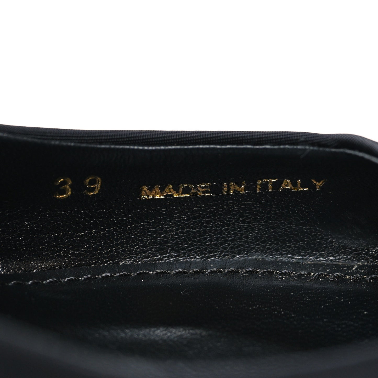 Nylon Logo Pointed Toe 45mm Slingback Pumps 39 Black
