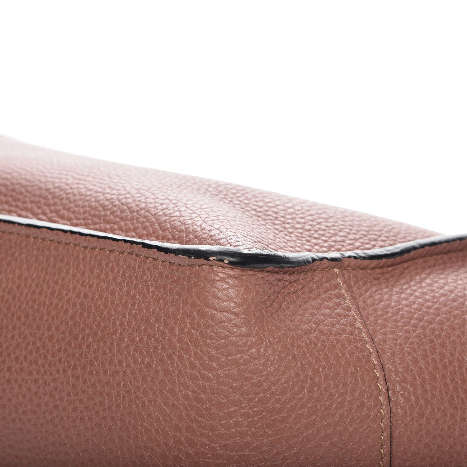Valentino Garavani Grained Calfskin To Be Cool Tote Brownish 10 of 11