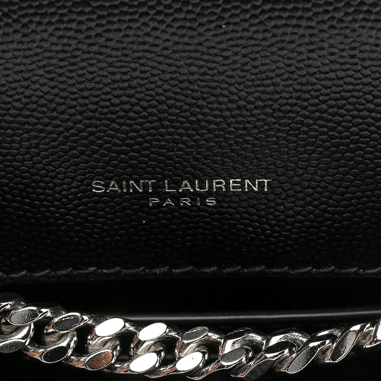 Saint Laurent SAINT LAURENT Grain De Poudre Small Monogram Kate Satchel Black 6 of 9