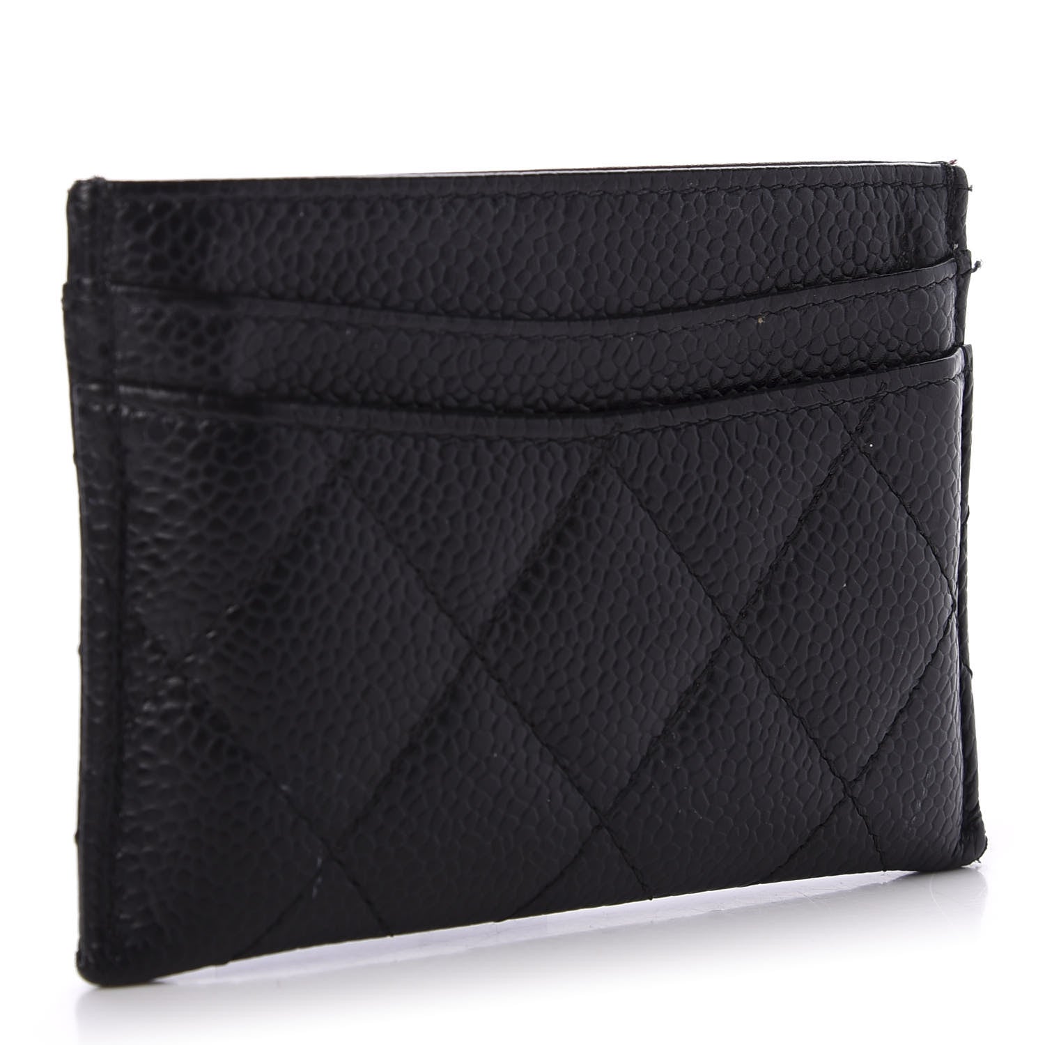 Chanel Caviar Quilted Card Holder Black 3 of 9