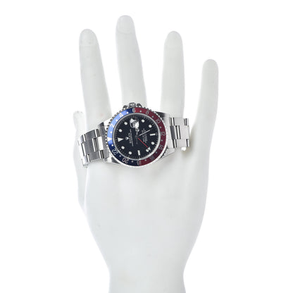 Rolex Stainless Steel 40mm Oyster Perpetual Date GMT Master Ⅱ Pepsi Watch 16710 2 of 7