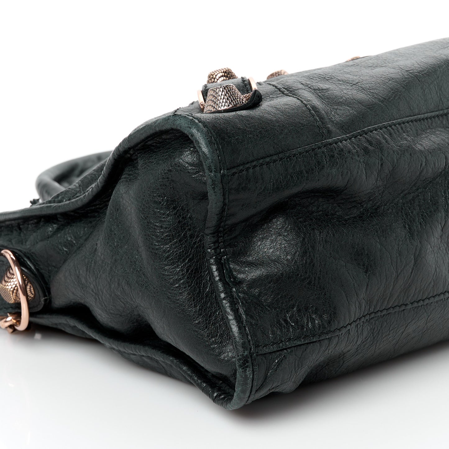 Agneau Giant 21 Rose Gold Hardware City Black
