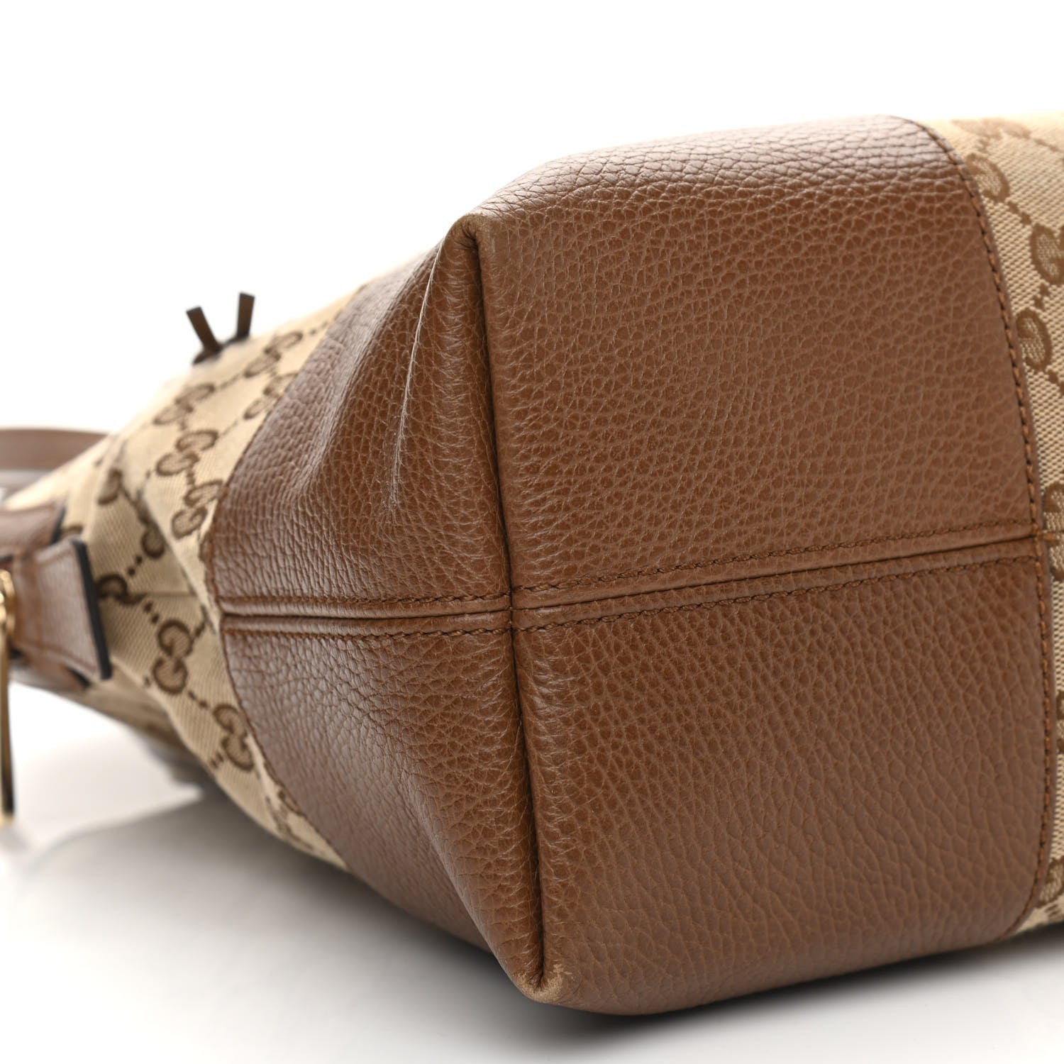 Gucci Monogram Medium Bree Shoulder Bag Beige Tabacco 9 of 11