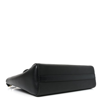 Prada Saffiano Soft Calfskin Small Zippered Tote Black 4 of 9