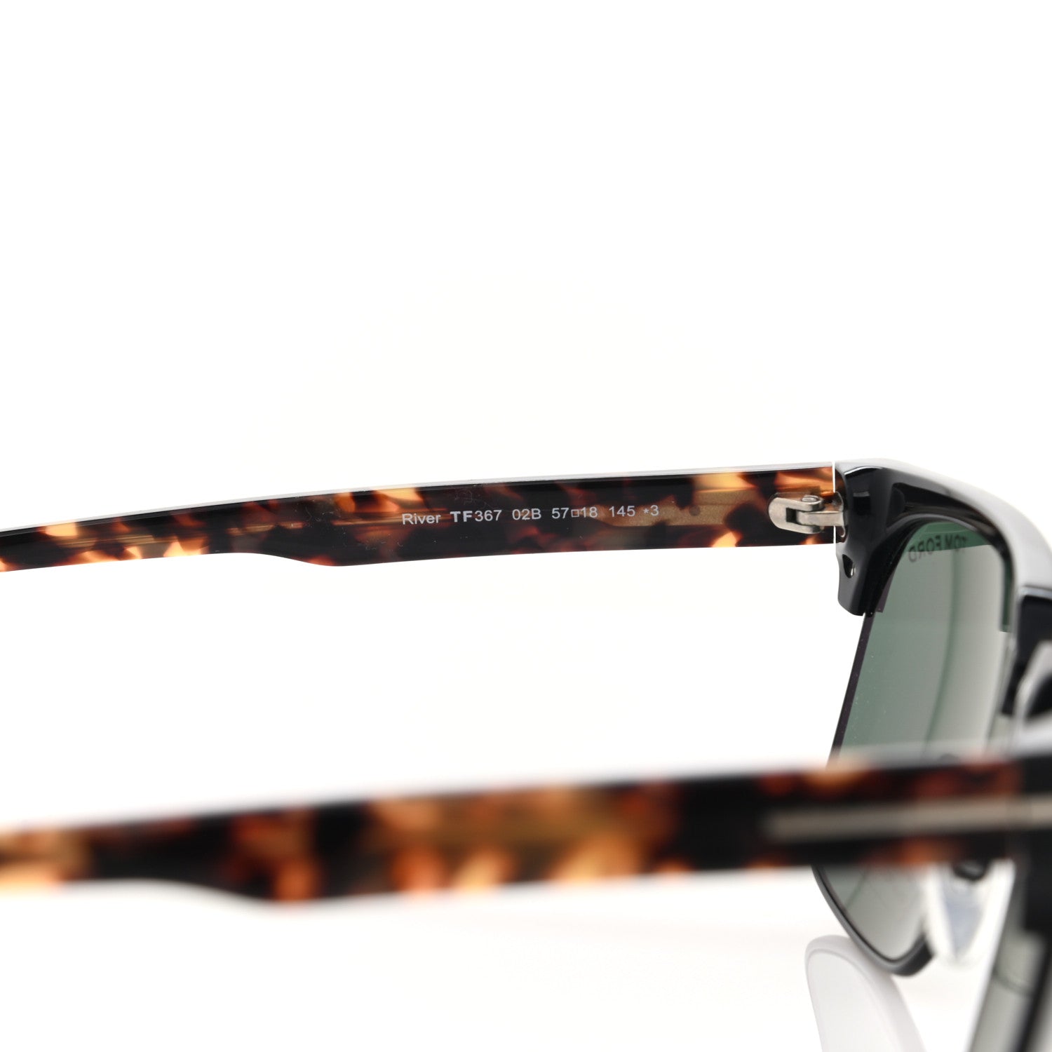 Tom Ford River Sunglasses TF367 Black Tortoise 7 of 8