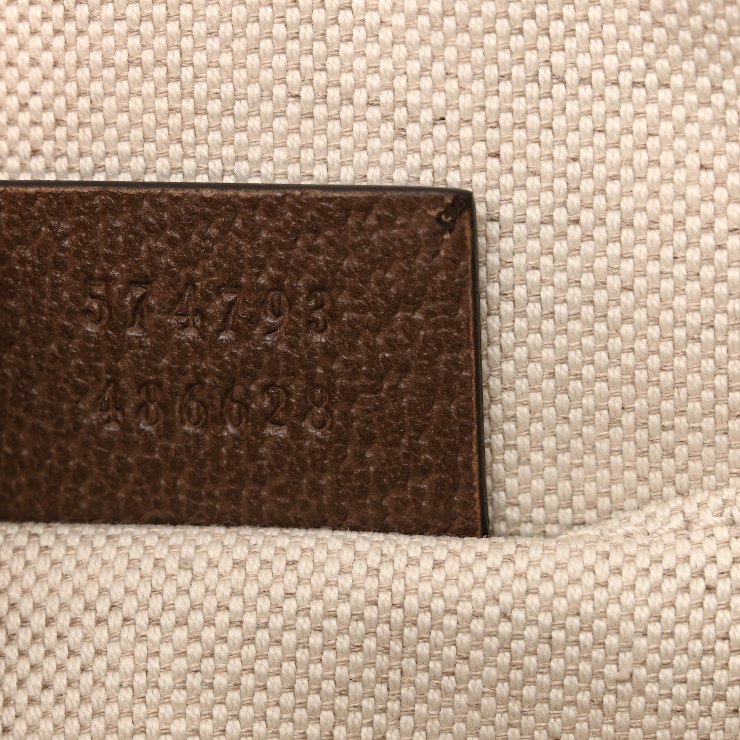 Gucci GG Supreme Monogram Textured Calfskin Web Medium Ophidia Briefcase Beige Ebony New Acero 7 of 10