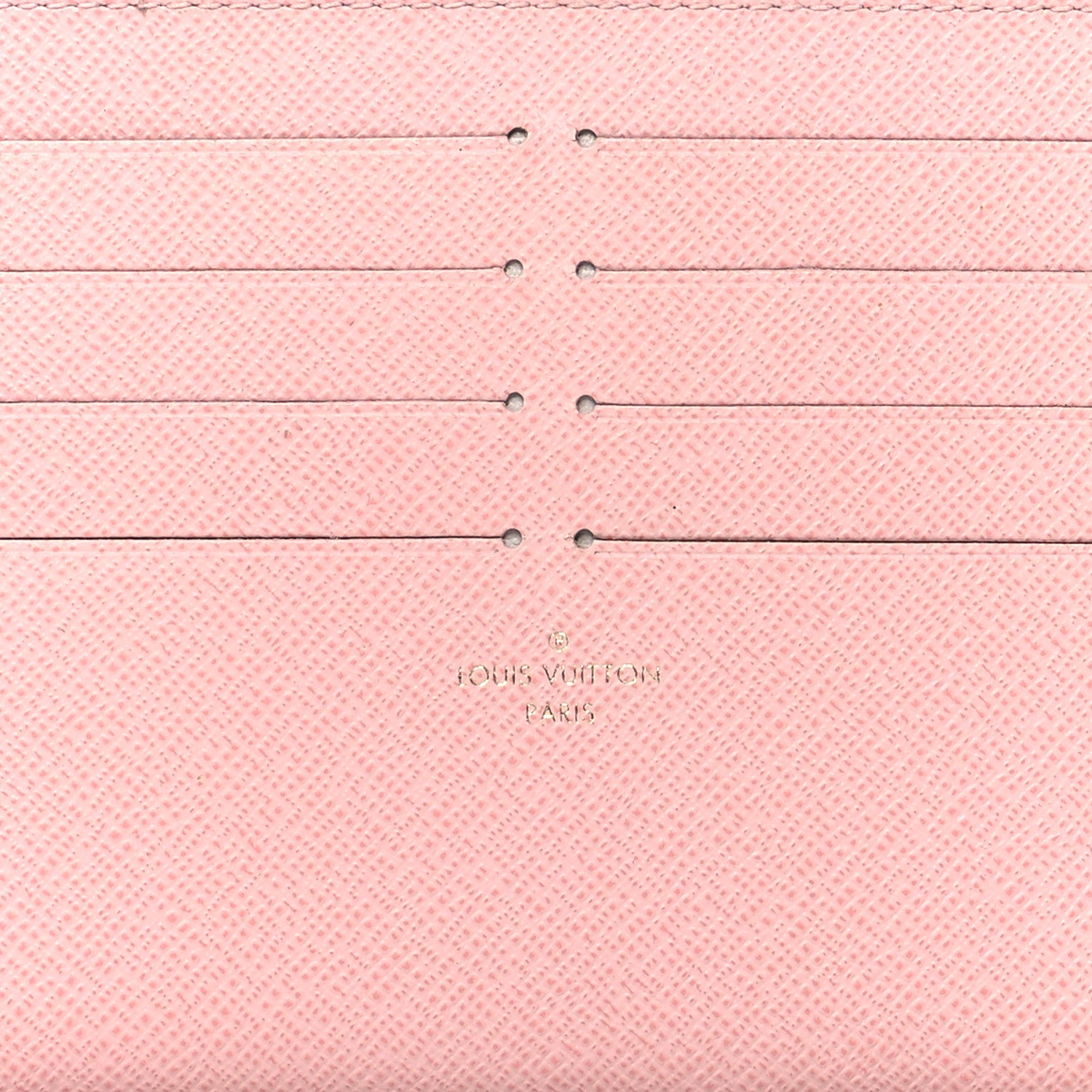 Louis Vuitton Calfskin Felicie Card Holder Insert Rose Ballerine 7 of 11