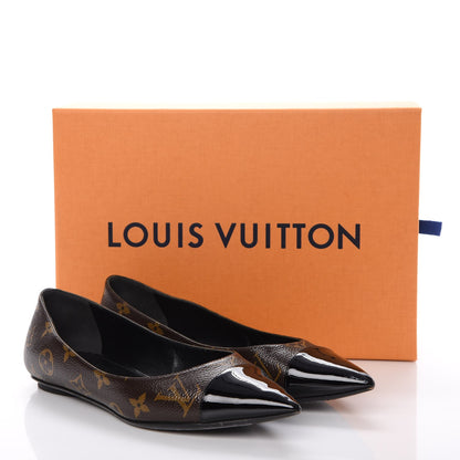 Louis Vuitton Patent Monogram Fetish Ballerina Flats 37 13 of 13