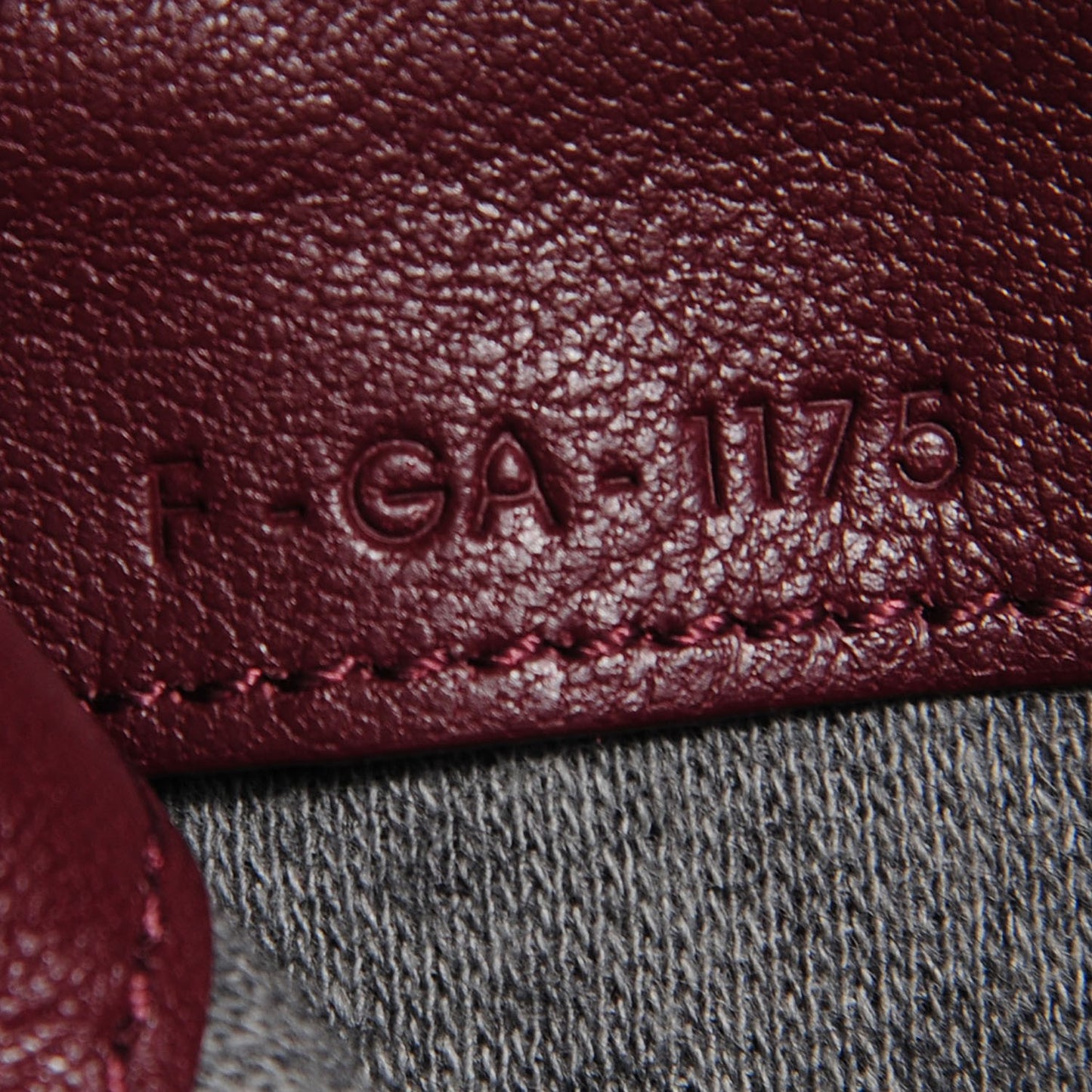 Smooth Lambskin Small Trio Crossbody Bag Burgundy