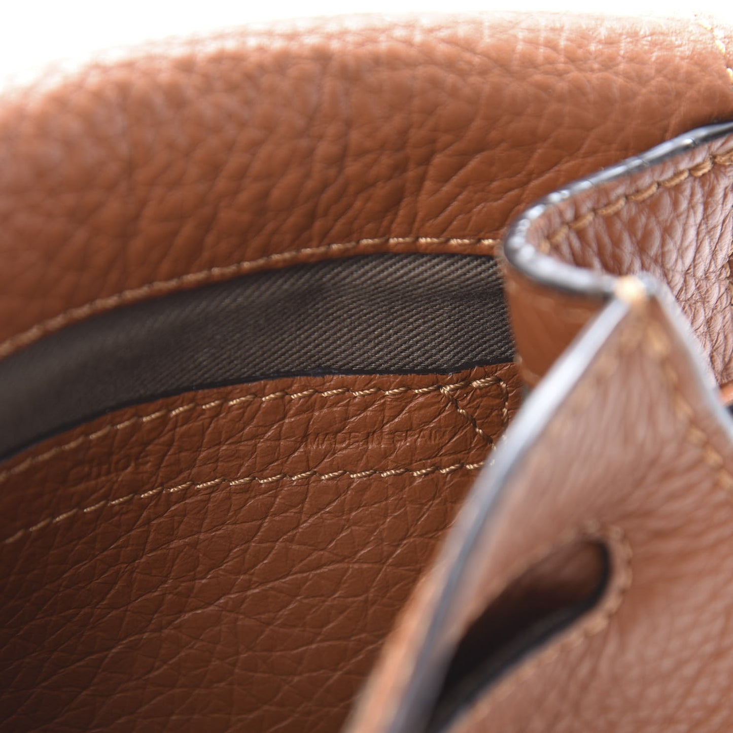 Calfskin Mini Marcie Round Crossbody Bag Tan