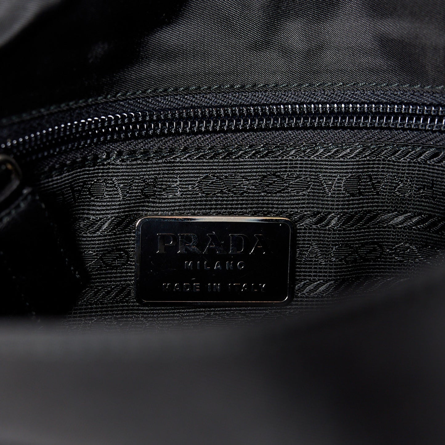Tessuto Nylon Shoulder Bag Black