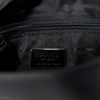Prada Tessuto Nylon Shoulder Bag Black 8 of 13