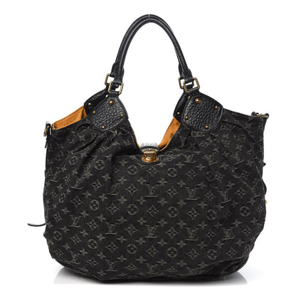 Louis Vuitton Denim Mahina XL Black 1 of 6