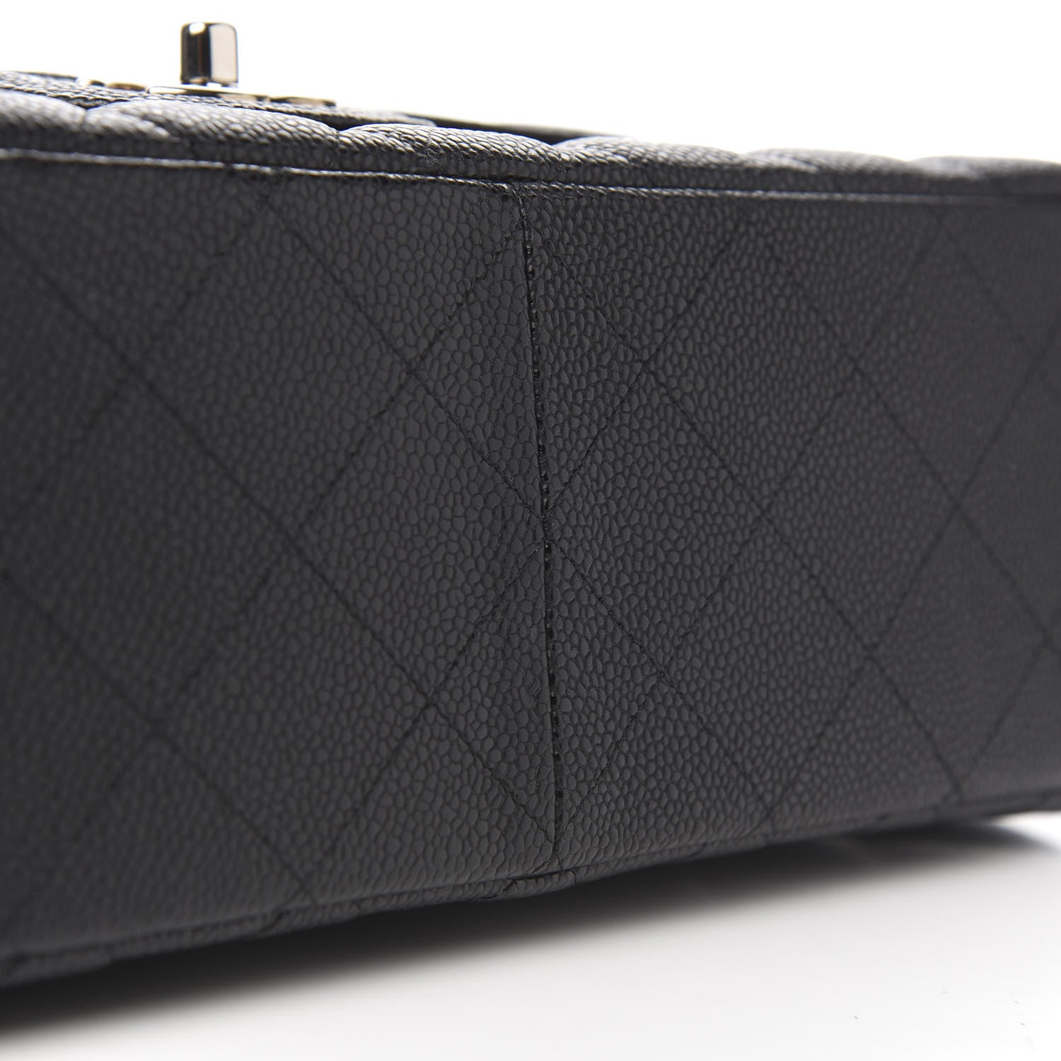 Chanel Caviar Quilted Jumbo Double Flap Black 13 of 16