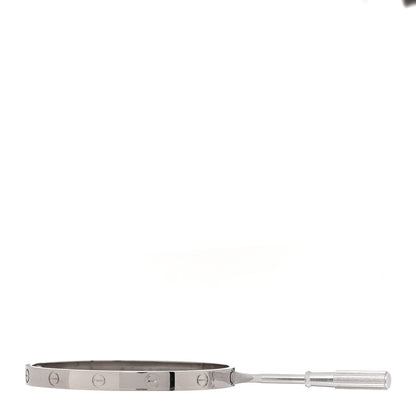 Cartier 18K White Gold LOVE Bracelet 19 3 of 7