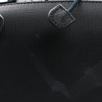 Gucci GG Supreme Monogram Textured Dollar Calfskin Medium Ophidia Double Buckle Backpack Blue Dark Blue Black 10 of 10