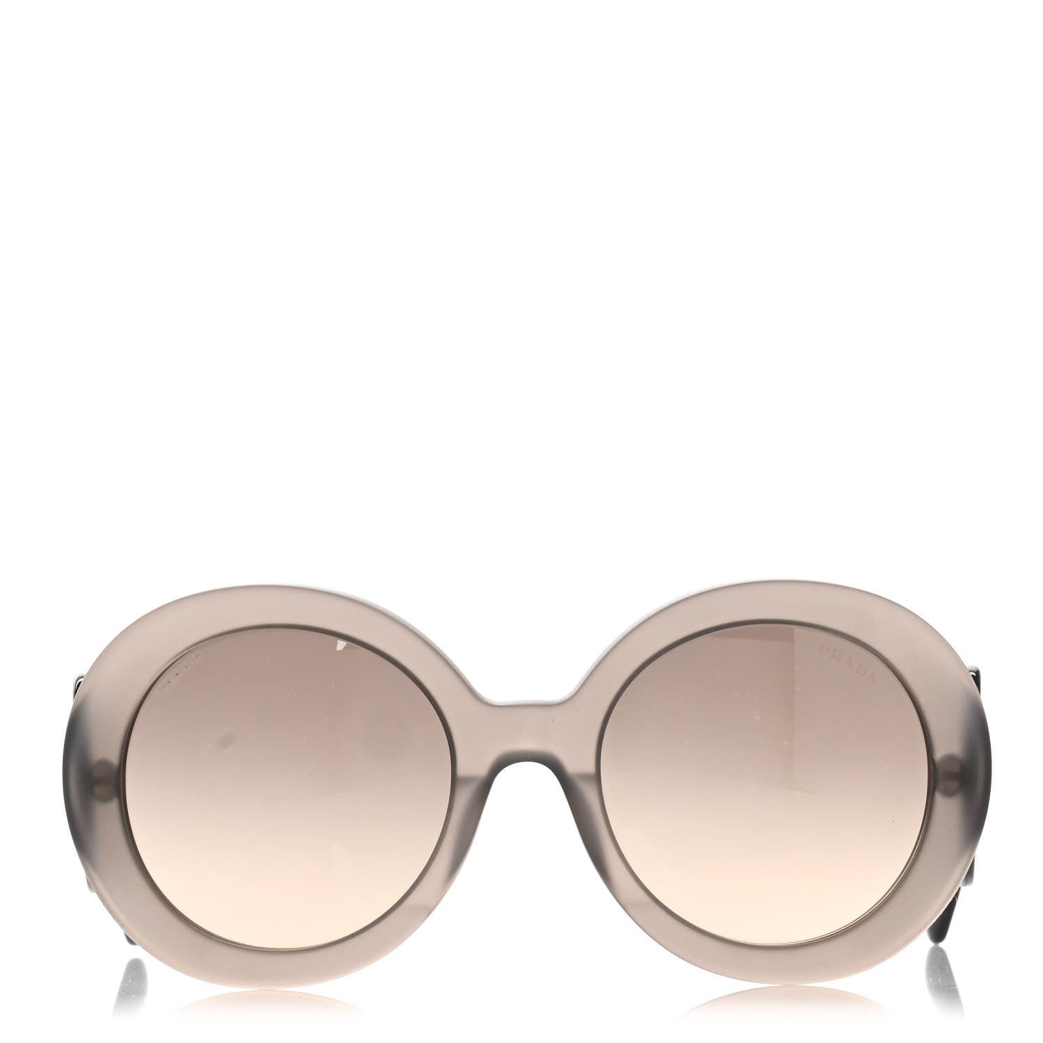 Prada Baroque Sunglasses SPR 27N Grey Black 2 of 8