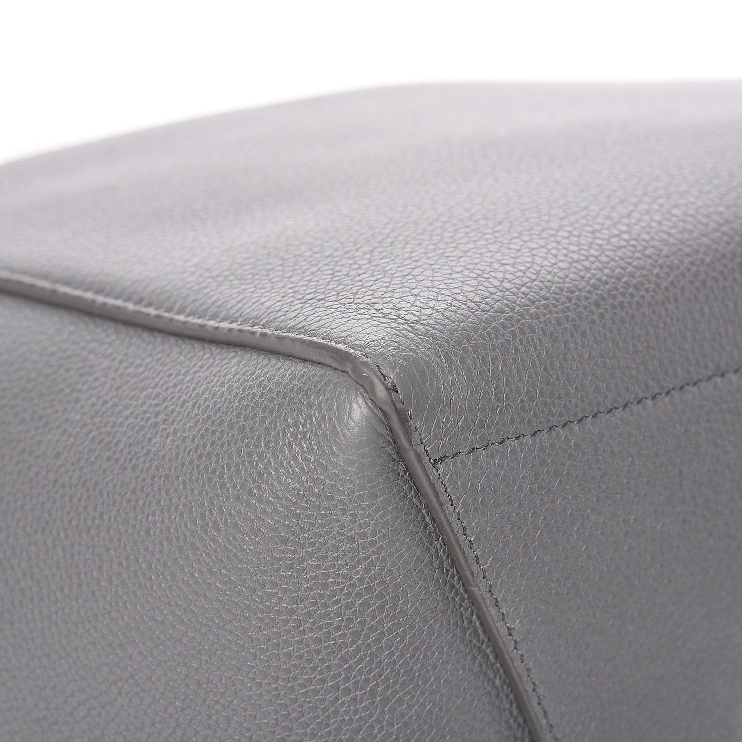 Celine Soft Grained Calfskin Sangle Bucket Bag Storm 11 of 23