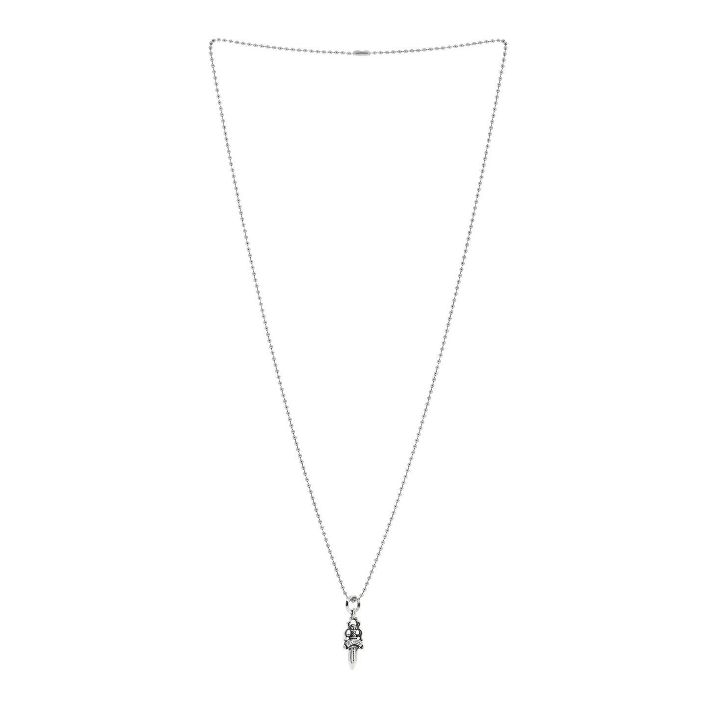 Sterling Silver Dagger Pendant Necklace