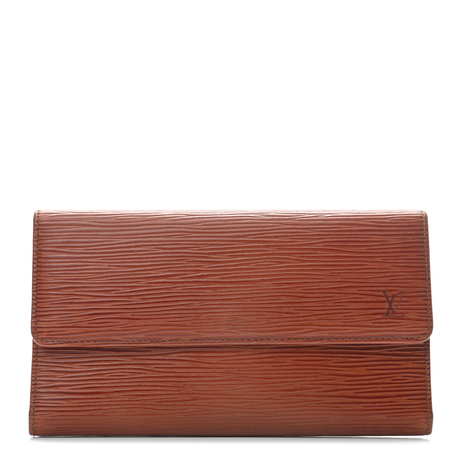 Louis Vuitton Epi Porte Tresor International Wallet Kenyan Fawn 1 of 10