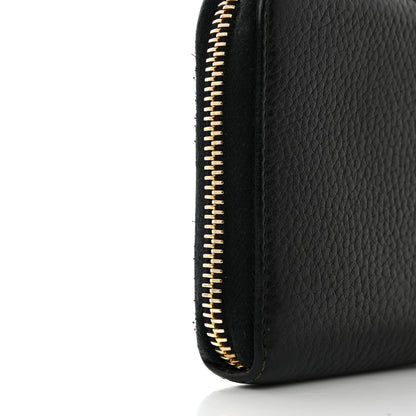 Prada Vitello Move Half Zip Wallet Black 7 of 8