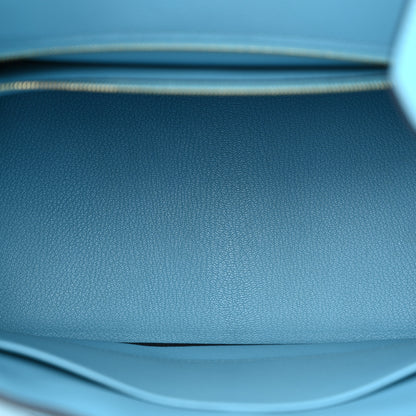 Hermes Togo Birkin 30 Blue Du Nord 5 of 13