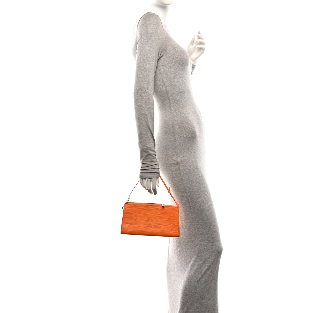 Louis Vuitton Epi Pochette Accessories 24 Mandarin 2 of 10