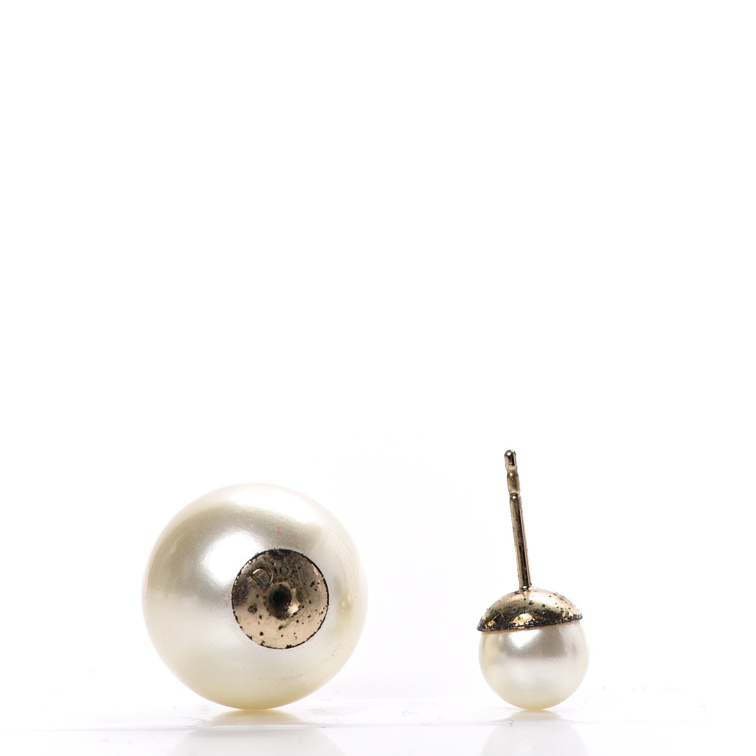 Christian Dior Pearl Mise En Dior Tribal Earrings 3 of 6