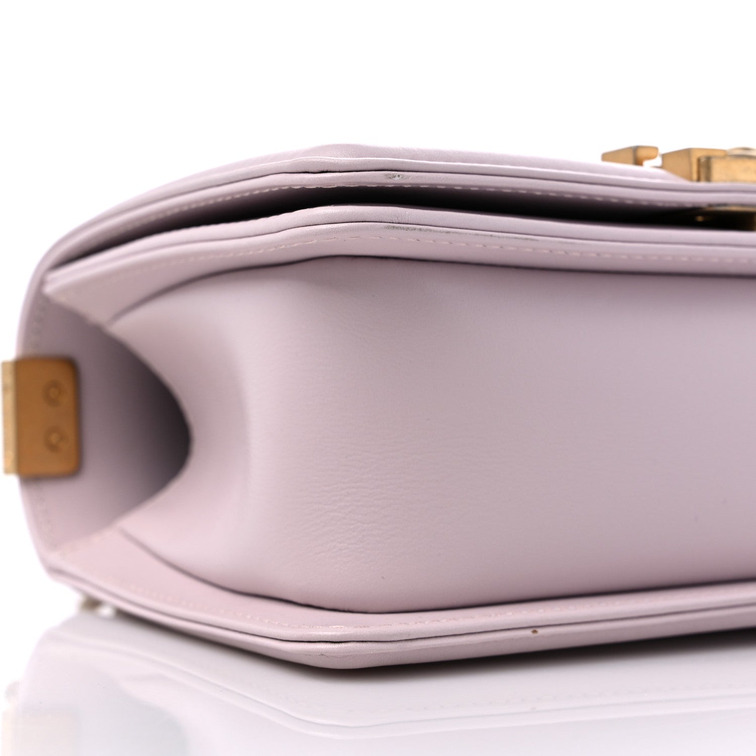Chanel Calfskin Small Boy Logo Top Handle Flap Lilac 8 of 12