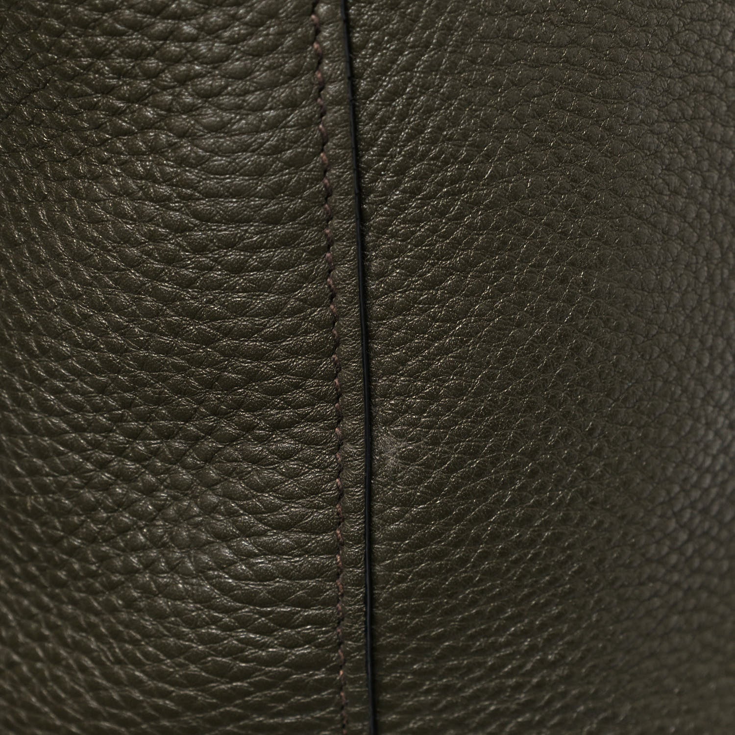 Prada Vitello Daino Shopping Tote Militare 15 of 16