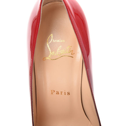 Christian Louboutin Patent Degrade Fifi 100 Pumps 35.5 Black Red 7 of 9