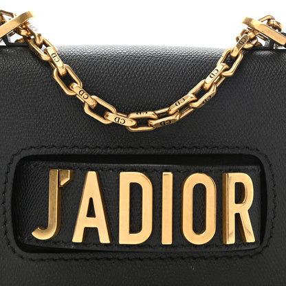 Christian Dior Grained Calfskin Mini J'Adior Chain Flap Bag Black 7 of 9