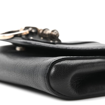 Givenchy Sugar Goatskin Obsedia Chain Shoulder Bag Black 10 of 10