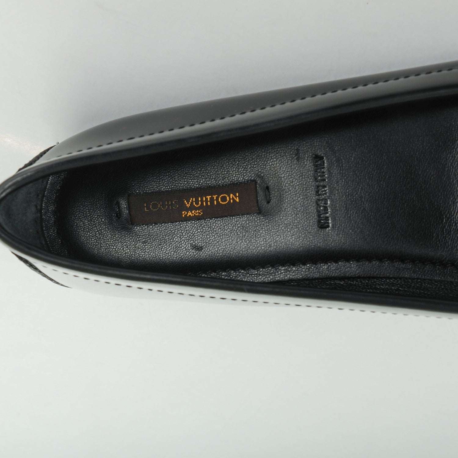 Louis Vuitton Calfskin Cluny Loafers 37.5 Black 7 of 7