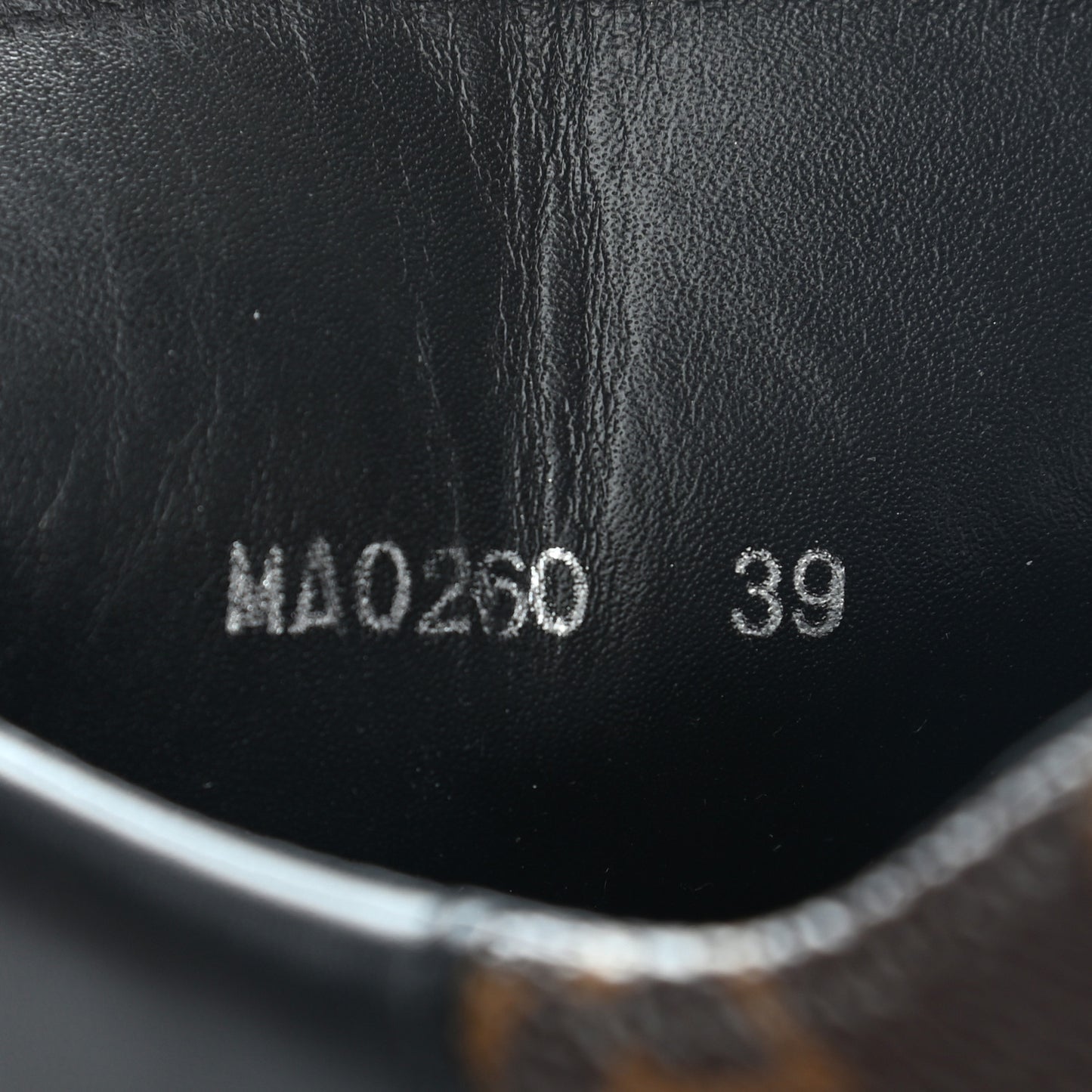 Suede Calfskin Monogram Laureate Platform Desert Boots 39 Black