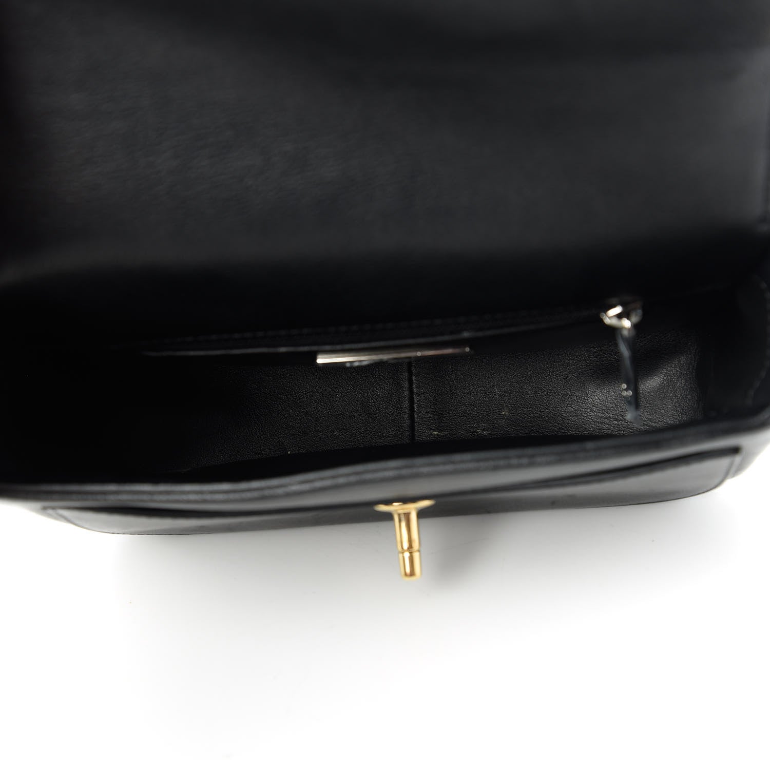 Chanel Calfskin Stitched Small Precious Union Flap Bag Black 5 of 10