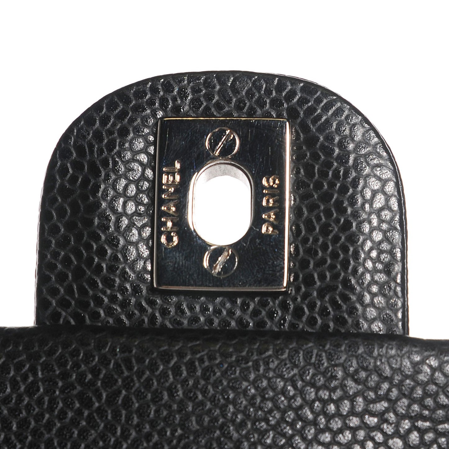 Caviar Quilted Medium Kelly Flap Bag Black