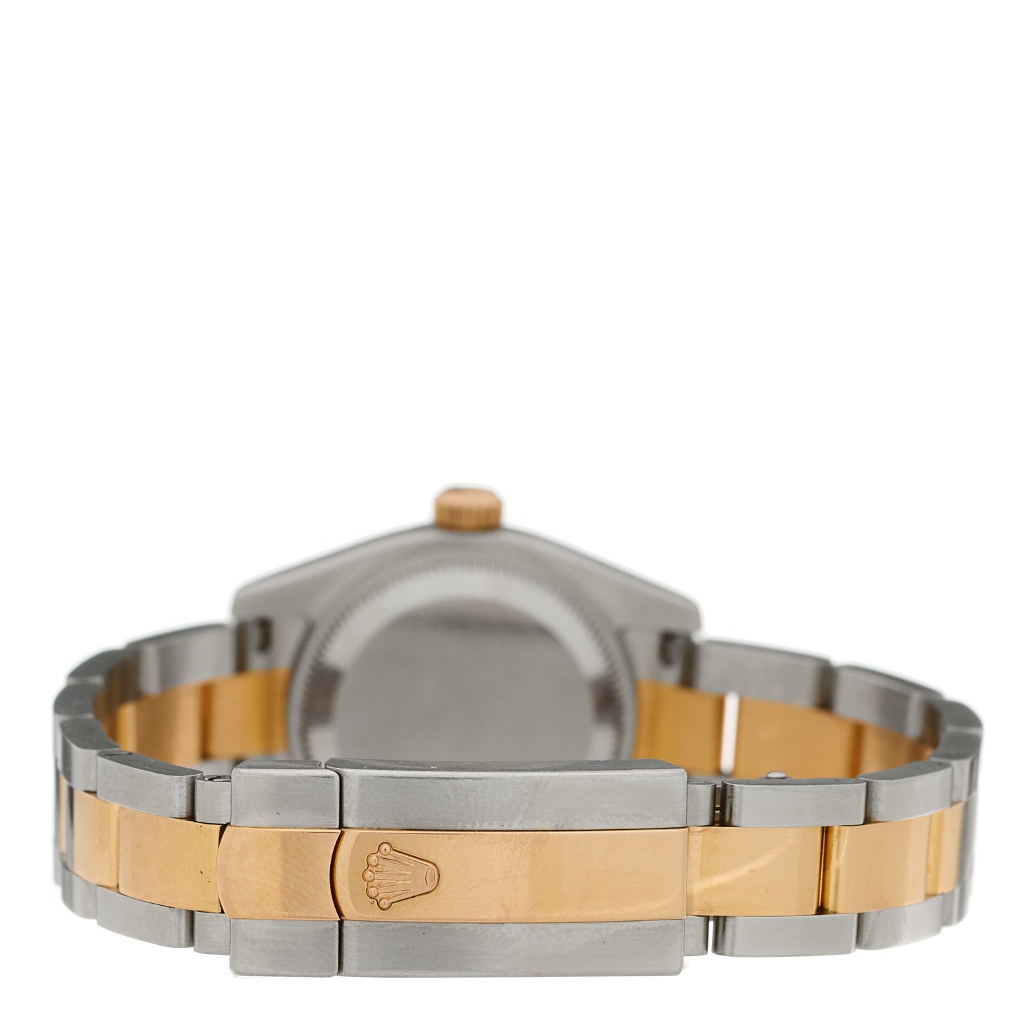 Rolex Stainless Steel 18K Everose Gold 26mm Oyster Perpetual Datejust Watch White Roman 179161 3 of 5