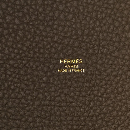 Hermes Taurillon Clemence Picotin Lock 22 MM Etoupe 6 of 11