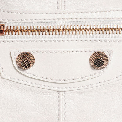 Balenciaga Agneau Giant 12 Rose Gold Hardware Work White Light 7 of 13