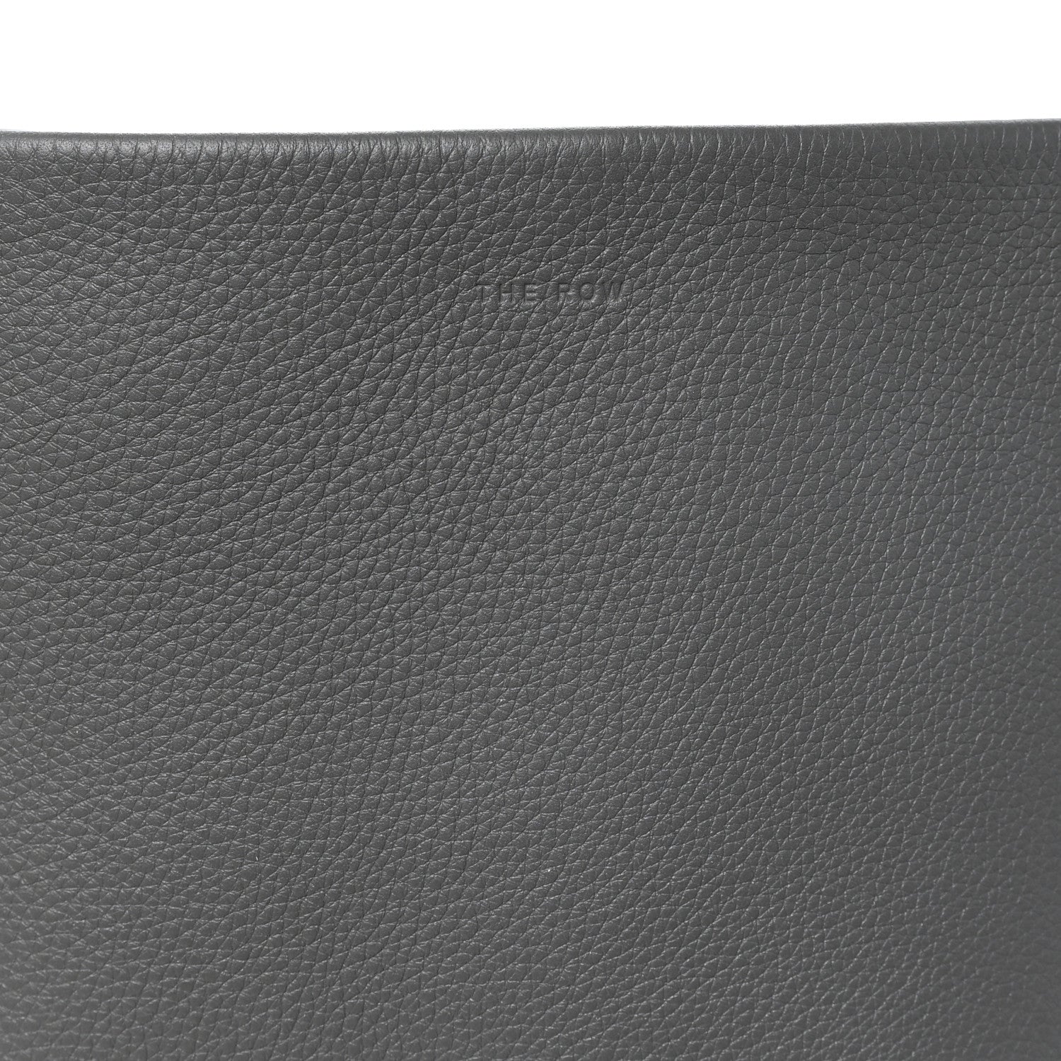The Row Grained Calfskin Large N/S Park Tote Timouse Grey 7 of 9