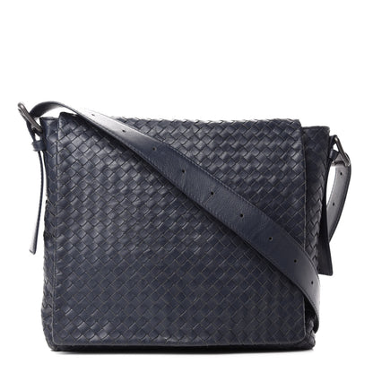 Bottega Veneta Nappa Intrecciato Messenger Bag Tourmaline 1 of 13