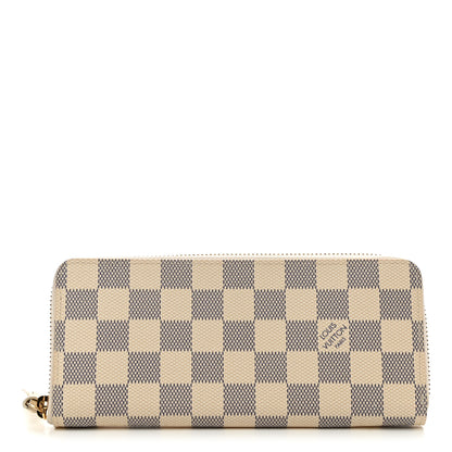 Louis Vuitton Damier Azur Clemence Wallet 1 of 8