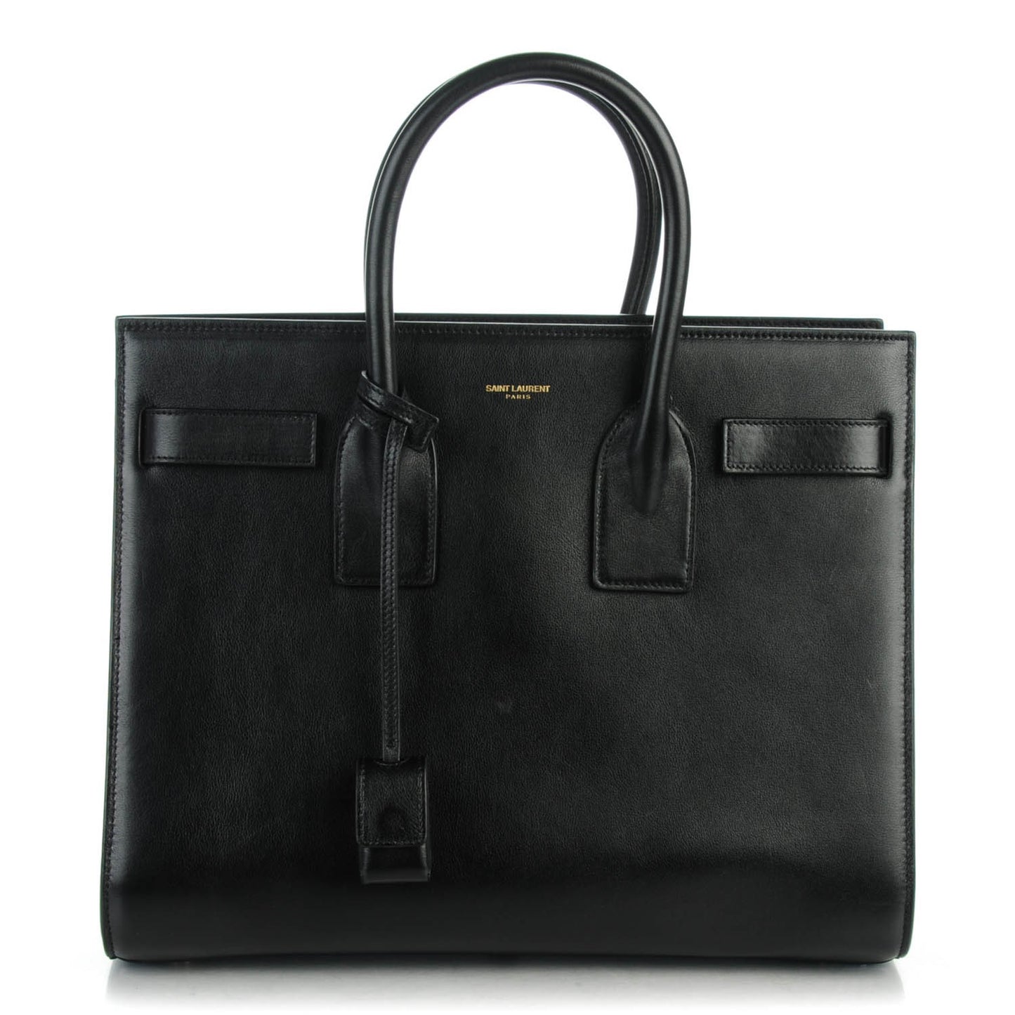 Calfskin Small Sac De Jour Black