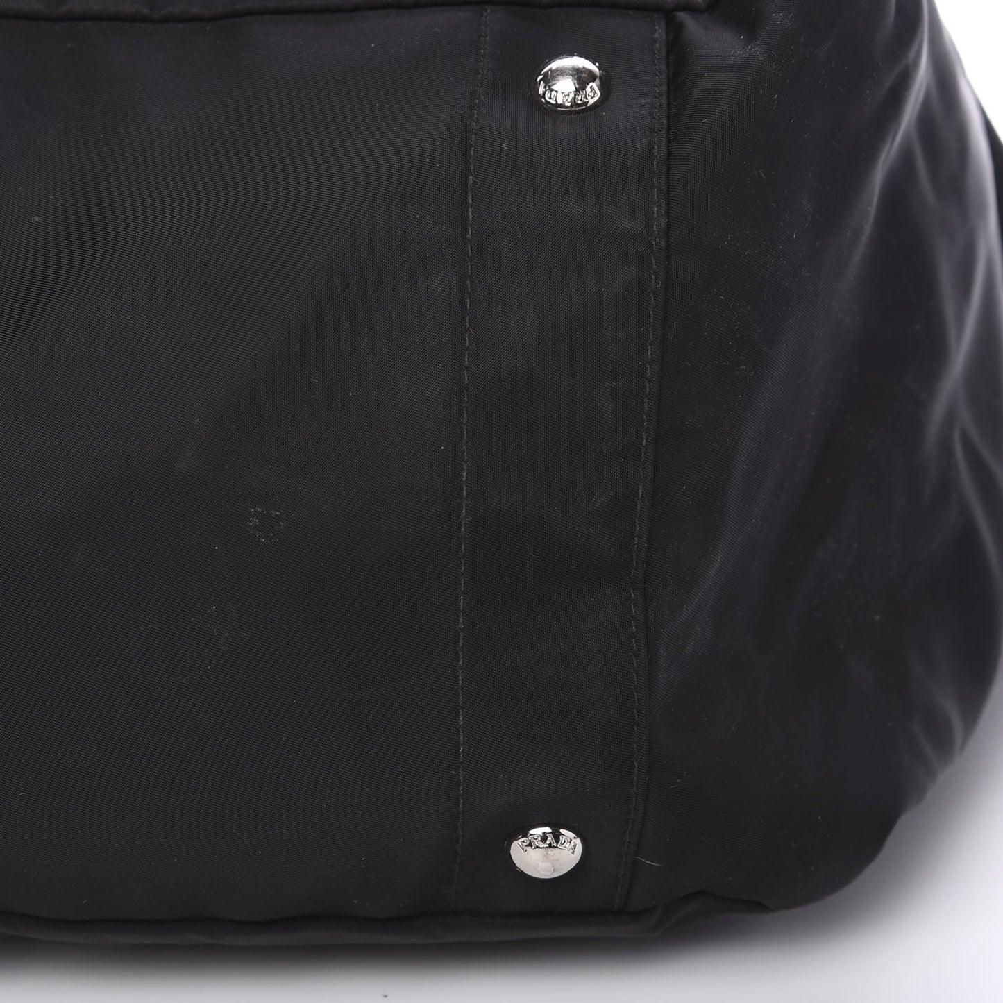 Tessuto Nylon Vela Diaper Bag Black