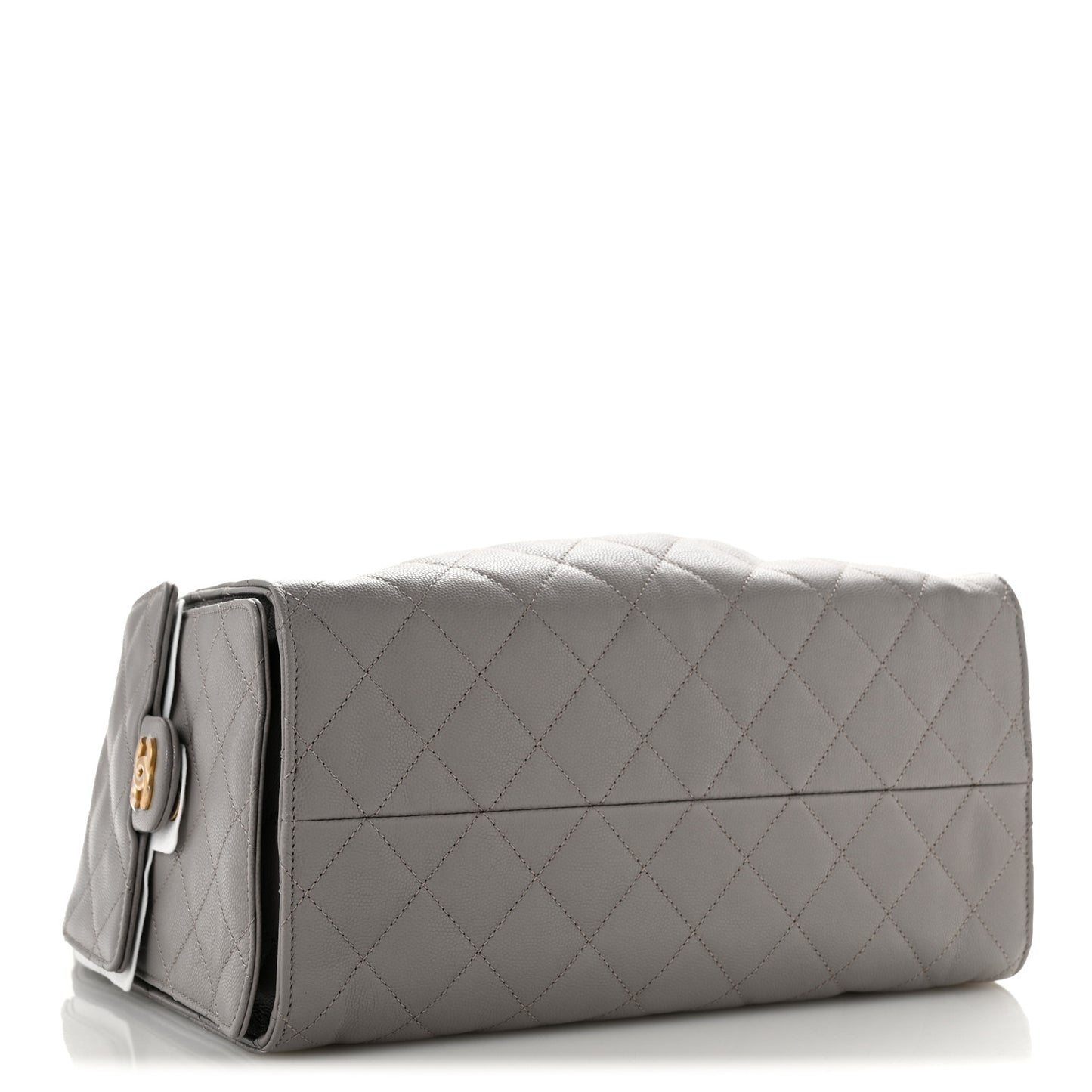Caviar Quilted Medium Chanel 25 Handbag Dark Grey