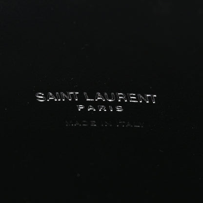Saint Laurent Calfskin Crocodile Embossed Baby Sac De Jour Black 6 of 11