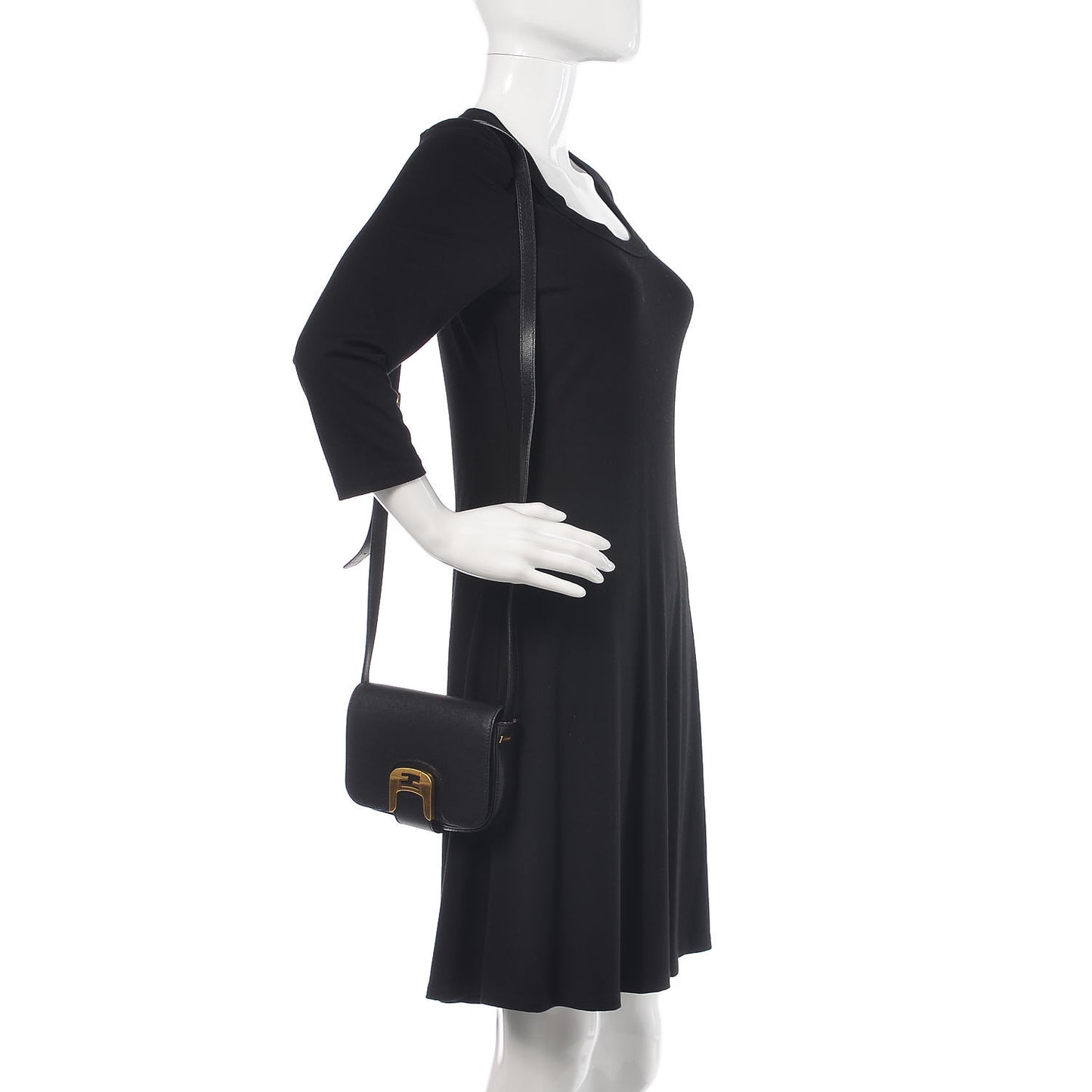 Vitello Elite Small Chameleon Messenger Black